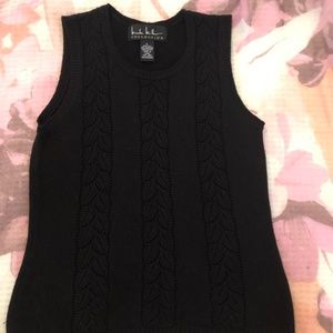 Nicole Miller silk/cashmere vest